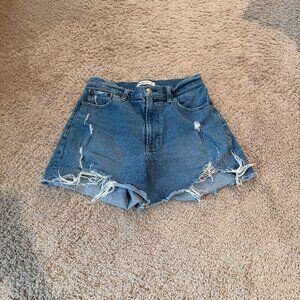 Abercrombie & Fitch Curve Love High Rise Mom Short Size 8
